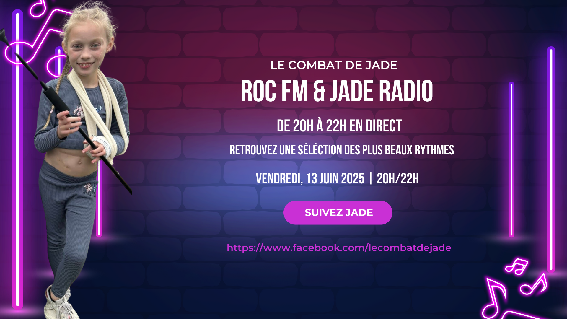 Jade sera à l'honneur ce vendredi 13 juin